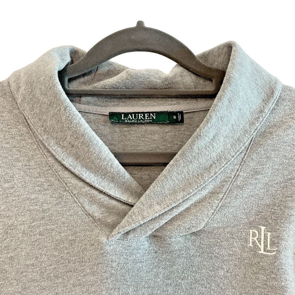 Lauren Ralph Lauren Light Gray Cowl Neck Sweater